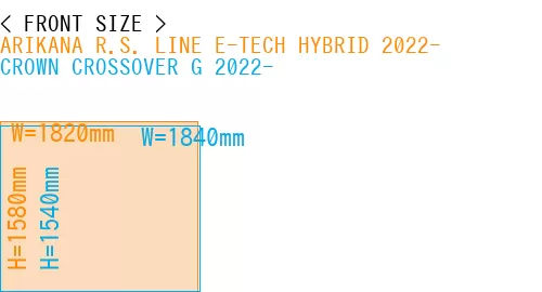 #ARIKANA R.S. LINE E-TECH HYBRID 2022- + CROWN CROSSOVER G 2022-